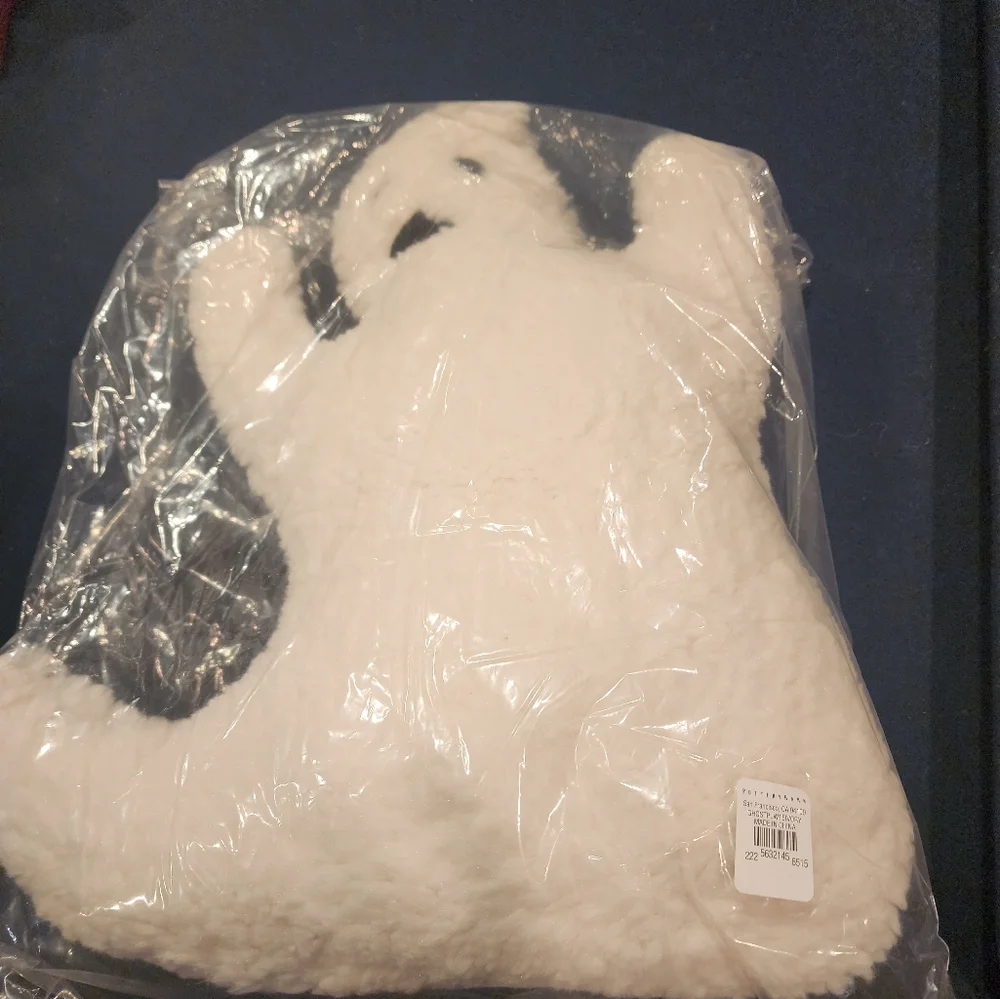 NWT Pottery Barn Ghost White Sherpa Pillow Sold Out Online